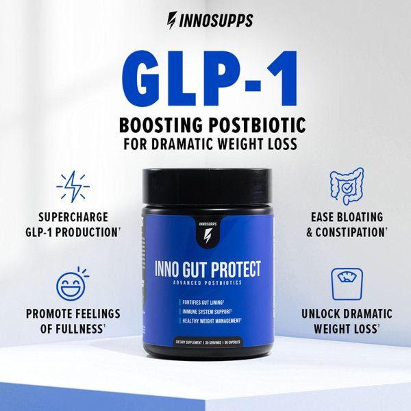 This creative showcases a dietary supplement with a clear, benefit-oriented list of results, utilizing a clean, clinical aesthetic to build consumer trust.